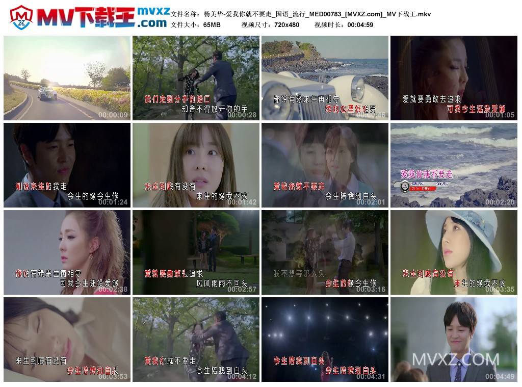 杨美华-爱我你就不要走_国语_流行_MED00783